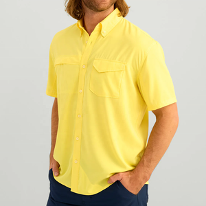 Camisas de pesca de rendimiento UPF50 de alta calidad personalizadas, camisa de manga larga de sol a prueba de viento transpirable que absorbe la humedad UV Plus - Product Image 6