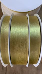 Rollos de cinta de purpurina premium de 1-3/8 pulgadas para fondos de coronas de regreso a casa y cadenas, cinta metálica con patrón de cubo 3D para artesanos - Product Image 4