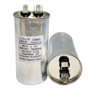 Chất lượng cao AC tụ cho lạnh cbb65 40 + 5uF 370/440V AC điều hòa không khí - Product Image 3