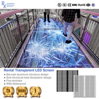 Écran d'affichage LED flexible transparent pour extérieur RX haute luminosité P3.9-7.8, film LED en maille sur verre, panneau publicitaire LED pour fenêtres