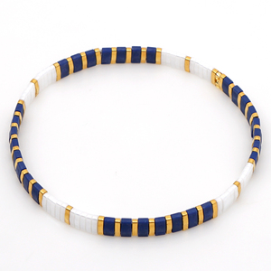 Bohemio colorido elástico verano playa surf pulseras pulsera con cuentas para mujer joyería - Product Image 4