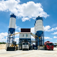Silo de acero atornillado de 100T-500T, tanque vertical de almacenamiento de cemento y cenizas volantes con rodamiento de caja de engranajes para línea de producción de hormigón