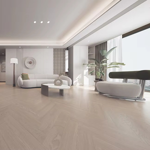 Sồi Thiết kế sàn B03 T & G chải hiện đại xương cá cài đặt bề mặt nhẵn cho nhà bếp phòng khách & biệt thự - Product Image 1