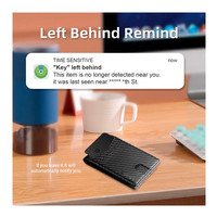 Produit phare : Traceur de portefeuille en plastique certifié MFi, étanche et ultra-fin, compatible GPS, iOS, Android et Google Find My