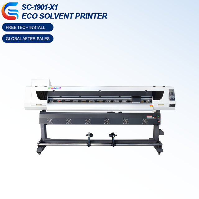 Factory High Quality 1.9m Eco-Solvent Thermal Sublimation Wide Format Inkjet Printer XP600 I3200 Printhead for Textile Flex Egg