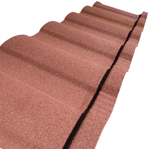 Bán hàng nóng tùy chỉnh đầy màu sắc cầu vồng ngói màu Đỏ Đá tráng mái ngói cho căn hộ - Product Image 2