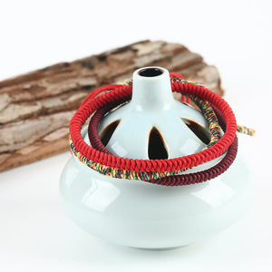 Vòng Tay May Mắn Cho Nữ Phật Giáo Tây Tạng Dây Lụa Đỏ Có Thể Điều Chỉnh Thắt Nút Bện Thủ Công Phong Cách Dân Tộc - Product Image 3