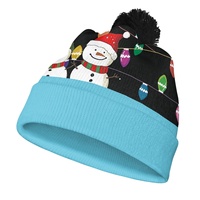 Bonnet de ski en laine multi-panneaux pour Noël, respirant, imperméable, ajustable, unisexe, pour adulte, taille personnalisée