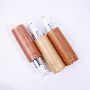 Etiqueta privada Body Shimmer Cream Maquillaje Body Shimmer Oil Liquid Highlighter Brightening Sexy Glow Glitter Highlighter