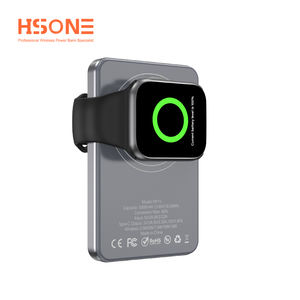 Batterie externe MY15L ultra-fine en alliage d'aluminium avec miroir magnétique en verre trempé, charge sans fil 15W 5000mAh et grand écran TFT - Product Image 5