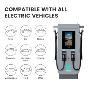 Ocpp 2.0.1 EV Trạm Sạc với thẻ tín dụng cấp 3 xe điện xe buýt quảng cáo màn hình nhanh Trạm Sạc 180kw 240kw - Product Image 4