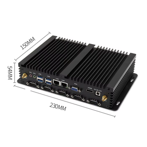 Mini PC industriel sans ventilateur avec processeur Intel Core i78550U de 8e génération, DDR4, double LAN et 6 ports série pour le contrôle d'automatisation - Product Image 5