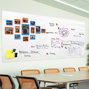 Tự Dính Từ Tính Bảng Trắng Khô <span class=keywords><strong>Erase</strong></span> Tường Sticker Cho Trẻ Em Phòng Trẻ Em Vẽ Ban - Product Image 4