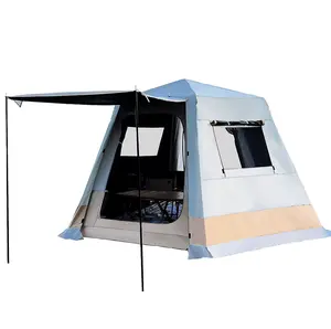 Best Selling 3 Seconds Speed Opening Fully Automatic Bracket Six Breathable Doors Rainstorm-proof Design Outdoor Tents For Sale