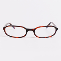 Lmamba 2509F - Montura Óptica Ovalada de Acetato de Lujo con Protección Anti Luz Azul, Tendencia de Alta Calidad, Fabricante OEM ODM, Unisex, Venta al por Mayor