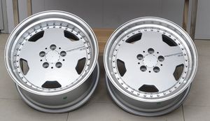 17 "18" PCD5 * 112 Jantes en alliage de coulée Largeur de lèvre profonde Finition argentée vintage Nouveau <span class=keywords><strong>Mercedes</strong></span>-W121 W124 W126 <span class=keywords><strong>W129</strong></span> 140 Modèles - Product Image 6