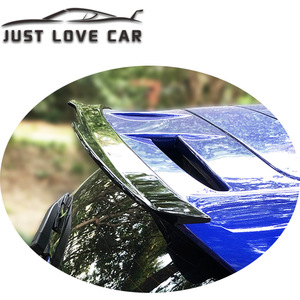 JUSTLOVECAR M4 STYLE SPOILER pour <span class=keywords><strong>FORD</strong></span> <span class=keywords><strong>FIESTA</strong></span> <span class=keywords><strong>2008</strong></span> 2009 2010 <span class=keywords><strong>ST</strong></span>-<span class=keywords><strong>LINE</strong></span> MK6 MK6.5 ABS toit de voiture arrière coffre couvercle SPOILER WING LIP 2018 - Product Image 2