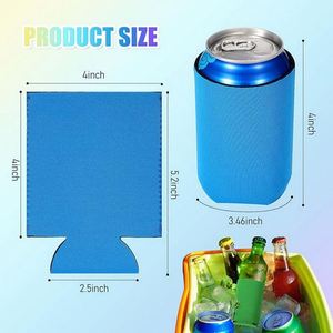 Fundas de Neopreno Personalizadas para Bebidas, Enfriadores de Latas de Cerveza Plegables, Aislantes para Latas, Portavasos - Product Image 2
