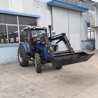Chargeur de tracteur agricole Tavol 75 Hp 80 Hp 90 Hp de haute qualité avec machines de traitement d'alimentation CE tracteur pièces de rechange liste de prix
