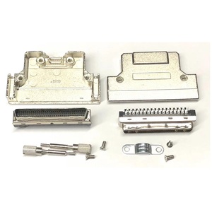 1.27mm <span class=keywords><strong>SCSI</strong></span> dB 68pin nam kết nối với kim loại mui xe Hàn Chấm dứt cho cáp - Product Image 3