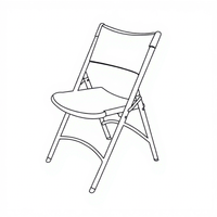 Chaises pliantes en plastique blanc, de haute qualité pour les événements