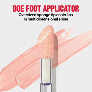 Huile à lèvres ultra brillante et transparente 10 ml, étiquette privée OEM, gloss végétalien non collant - Product Image 5