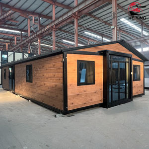 Rumah Modular Prefabrikasi Mewah 20ft 30ft 40ft 2 3 4 Kamar Tidur Rumah Prefab Portabel Rumah Kontainer yang Dapat Diperluas - Product Image 1