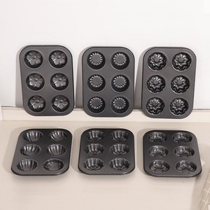 Molde <span class=keywords><strong>para</strong></span> Pastel de Acero al Carbono Antiadherente y Duradero, Forma de Calabaza <span class=keywords><strong>para</strong></span> Muffins y Tartaletas - Product Image 5