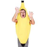 Disfraz de Halloween para Niños y Adultos, Divertido Traje de Plátano, Atuendo para Fiesta de Carnaval