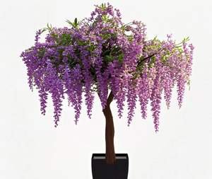 <span class=keywords><strong>Planta</strong></span> <span class=keywords><strong>de</strong></span> glicinia <span class=keywords><strong>de</strong></span> seda realista, flores colgantes para techo, pared, boda, fiesta, telón <span class=keywords><strong>de</strong></span> fondo, proveedor <span class=keywords><strong>de</strong></span> vegetación artificial OEM - Product Image 5