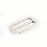 Boucle réglable en métal sans nickel, écologique, à trois glissières, rectangulaire, pour ceintures tactiques unisexes – Vente en gros usine