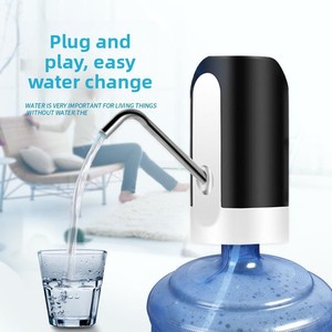 Bomba <span class=keywords><strong>de</strong></span> <span class=keywords><strong>Agua</strong></span> para Garrafón, Dispensador <span class=keywords><strong>Automático</strong></span> <span class=keywords><strong>de</strong></span> <span class=keywords><strong>Agua</strong></span> Potable con Alimentación USB para Uso Doméstico con Cabezal <span class=keywords><strong>de</strong></span> Bomba Pequeño - Product Image 3