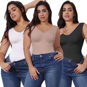 Sous-vêtements push-up anti-affaissement pour femmes grandes tailles, maintien ferme, sans couture, respirant, non tissé, sculptant 'n Lift, 75% nylon 25% - Product Image 5