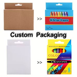 Wholesale <b>Cheap</b> Promotional Student Stationery Crayons Set for Kids Art Supplies With Custom Logo Printing <b>Box</b> - Product Image 2