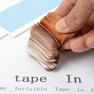 New Arrival 100% European Invisible <strong>Tape</strong> Double Drawn Raw Human <strong>Hair</strong> <strong>Extensions</strong> Light Color <strong>Tape</strong> in <strong>Hair</strong> <strong>Extensions</strong> - Product Image 4