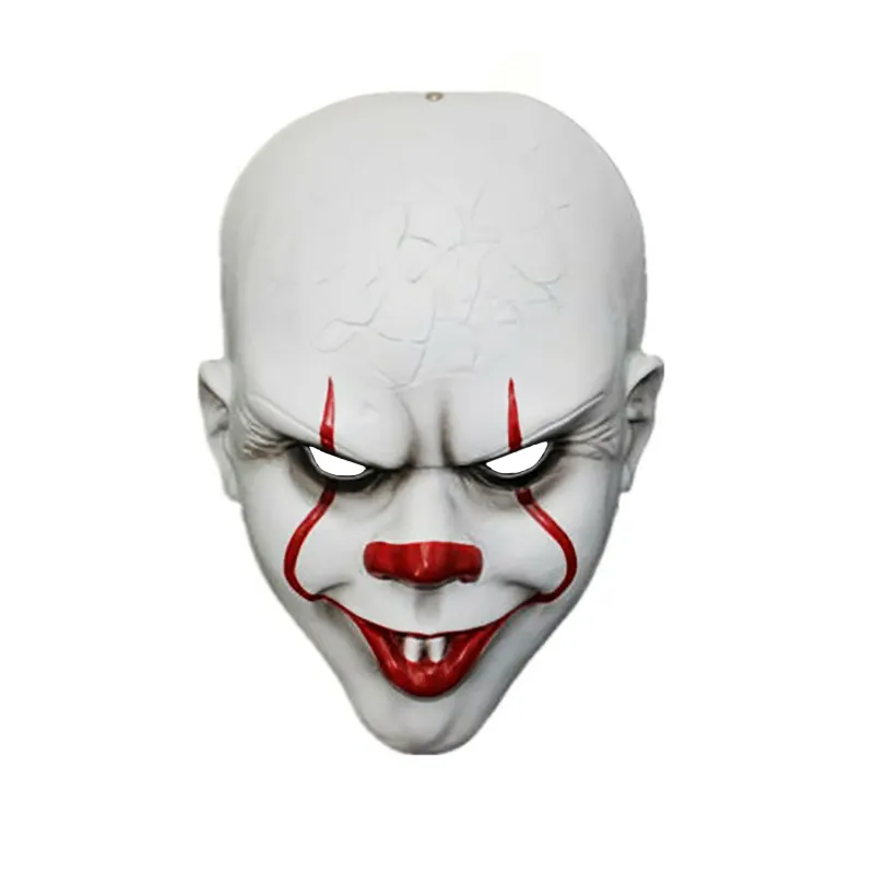 Mascarilla de resina personalizada para fiesta de Halloween, cosplay de terror, máscaras de payaso, venta al por mayor