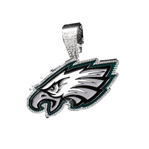 จี้รูปหัวใจประดับเพชรเทียม สไตล์ลำลอง/สปอร์ต ลายโลโก้ทีมฟุตบอลอเมริกัน 32 ทีม ขายดี แฟชั่น DIY - Product Image 2