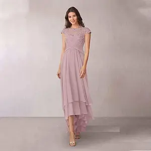 Vestido longo para festa noturna, fonte direta, design personalizado, longo, feminino, formal, para festa noturna, casamento, pêssego