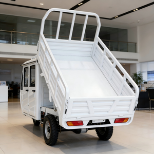 Tricycle à benne basculante motorisé |   Roues arrière doubles hydrauliques robustes pour <span class=keywords><strong>transport</strong></span> commercial/agricole/ingénierie, tricycle - Product Image 5