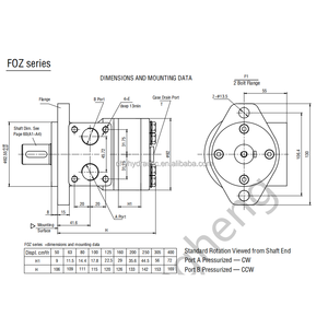 Nuevo motor orbital hidráulico <span class=keywords><strong>FOZ</strong></span>/FOK Buen rendimiento Tamaños de hierro fundido 50-400 1 año de garantía - Product Image 6