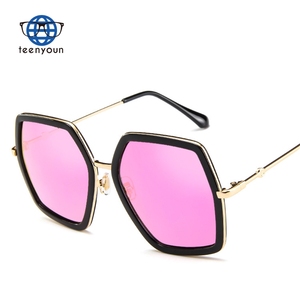 Teenyoun Square Luxury <strong>Sun</strong> <strong>Glasses</strong> Brand Designer <strong>Ladies</strong> Oversized Crystal Sunglasses Women Big Frame Mirror <strong>Sun</strong> <strong>Glasses</strong> Female - Product Image 6