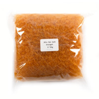 Cheveux humains en vrac couleur orange 30g, cheveux naturels colorés vibrants pour tresses et locks, qualité salon, directement de l'usine