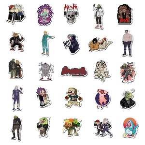 50Pcs New Japan Anime Dorohedoro Decor Label <span class=keywords><strong>per</strong></span> Skateboard bagagli Laptop Notebook Cartoon Anime Stickers - Product Image 5