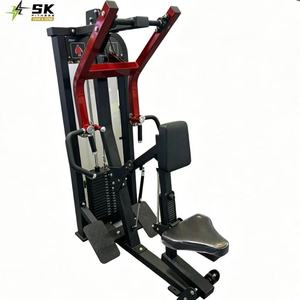 Máquina de remo con mango ajustable SK, equipo de gimnasio comercial con selector para desarrollo de músculos pectorales y dorsales, unidad de entrenamiento de fuerza - Product Image 1