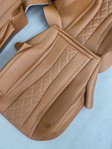 Fundas de Asiento de Alta Calidad para Mercedes-Benz W222 y W223, Reemplazadas con Cuero Vacuno Norteamericano Marrón, Venta al Por Mayor de Fábrica - Product Image 3