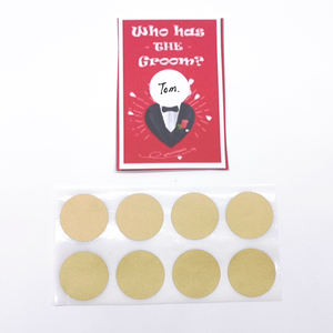 1000 pièces bricolage manuel fait à la main autocollant à gratter gris Rectangle PET matériel carte à gratter dans les tailles 15x48mm 20x60mm 26x60mm - Product Image 6