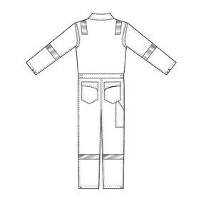 Combinaison de travail jetable professionnelle pour hommes, économique et sécurisée, pour la climatisation, par un fournisseur spécialisé - Product Image 6