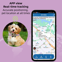 Collier de suivi intelligent pour chats avec GPS Collier de chien portable 4G avec haut-parleur GPS et microphone Tracker GPS pour chien
