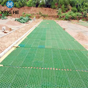 Tapis stabilisateurs de <span class=keywords><strong>gravier</strong></span> en plastique pour gazon, grille de 40 mm, <span class=keywords><strong>rouleau</strong></span> de pressage, pavé pour parking et allée, système de pavage en HDPE, drainage extérieur - Product Image 5