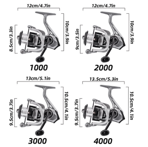 <span class=keywords><strong>Moulinet</strong></span> de pêche à la ligne anti-vibrations sans interstice série VS, entièrement métallique, grande résistance, lancer fluide haute fréquence - Product Image 2